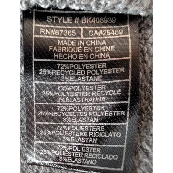 BB Dakota If You Fancy Gray Embellished Fringe Sweater XS Sparkle Western Glam - Picture 10 of 15